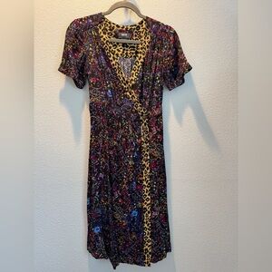 Anthropologie Maeve Animal Print Blouse